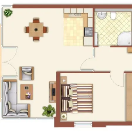 Appartement Lotsenhaus, Atelier Meerblick *